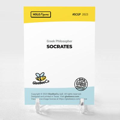 SOCRATES Holographic Card 2023 GleeBeeCo Holo Figures #SCGP