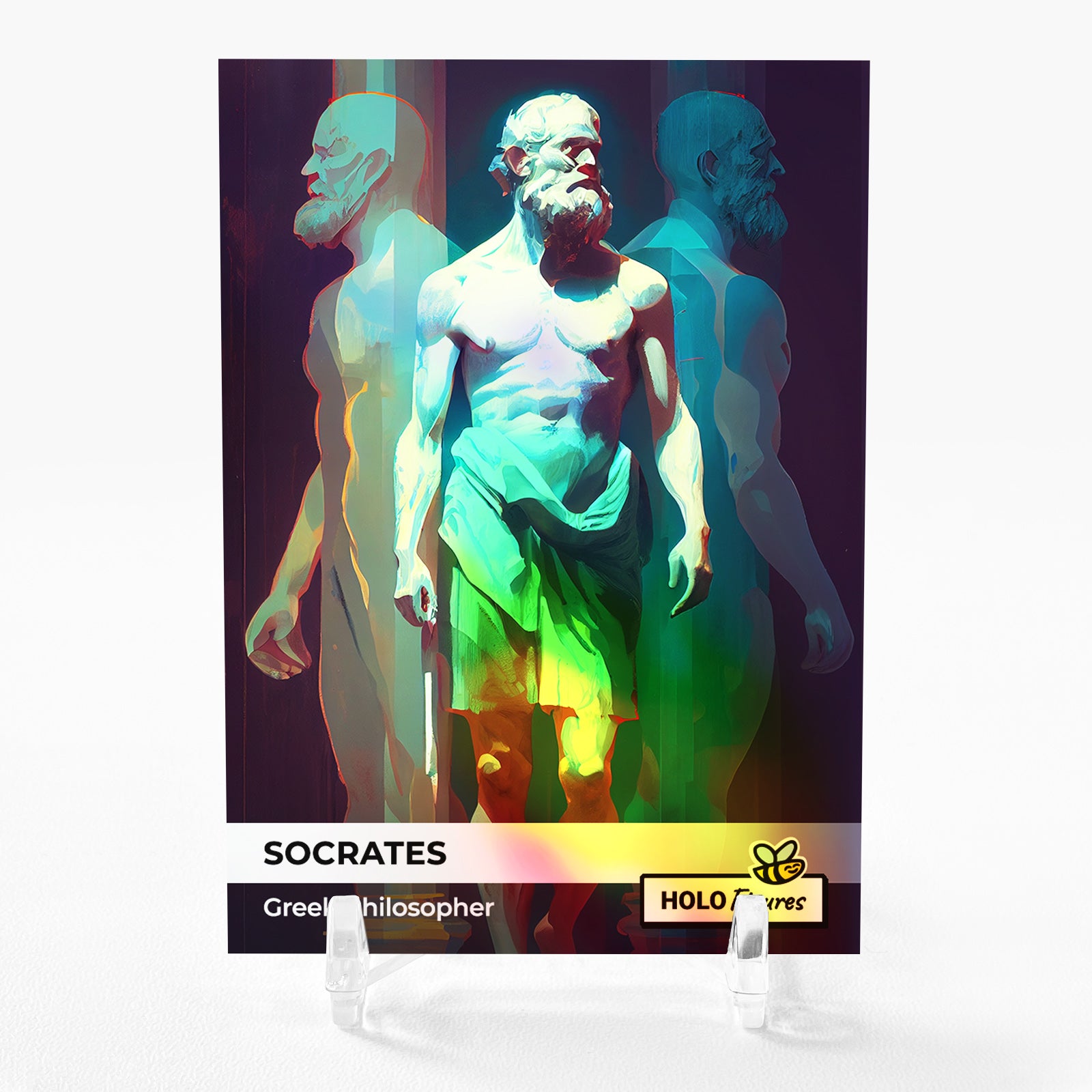 SOCRATES Holographic Card 2023 GleeBeeCo Holo Figures #SCGP