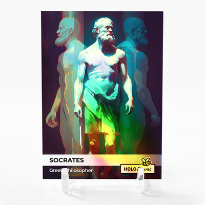 SOCRATES Holographic Card 2023 GleeBeeCo Holo Figures #SCGP