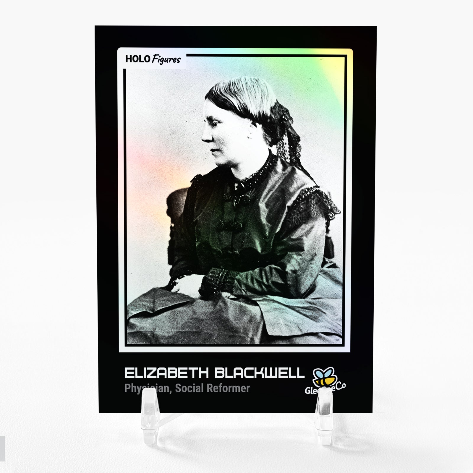 ELIZABETH BLACKWELL Art Trading Card 2023 GleeBeeCo Holographic #ZPH1 - NICE!