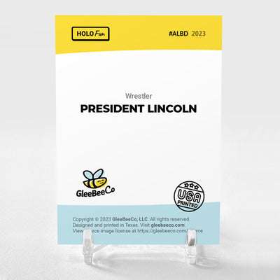 ABRAHAM LINCOLN President Lincoln Art Card 2023 GleeBeeCo Holo Fun #ALBD - NICE!