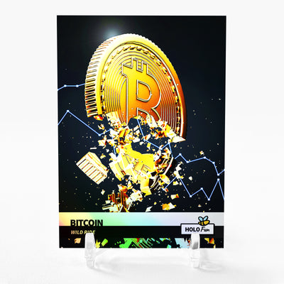BITCOIN Wild Ride Card 2023 GleeBeeCo Holo Fun #BTWL