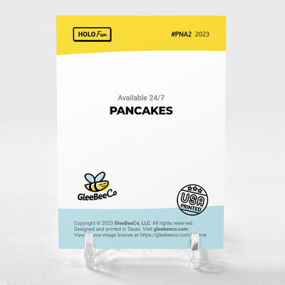 PANCAKES Art Trading Card #PNA2 VERY SPECIAL