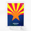 FLAG OF ARIZONA U.S. State Flags Card Holo History 2023 GleeBeeCo #8382