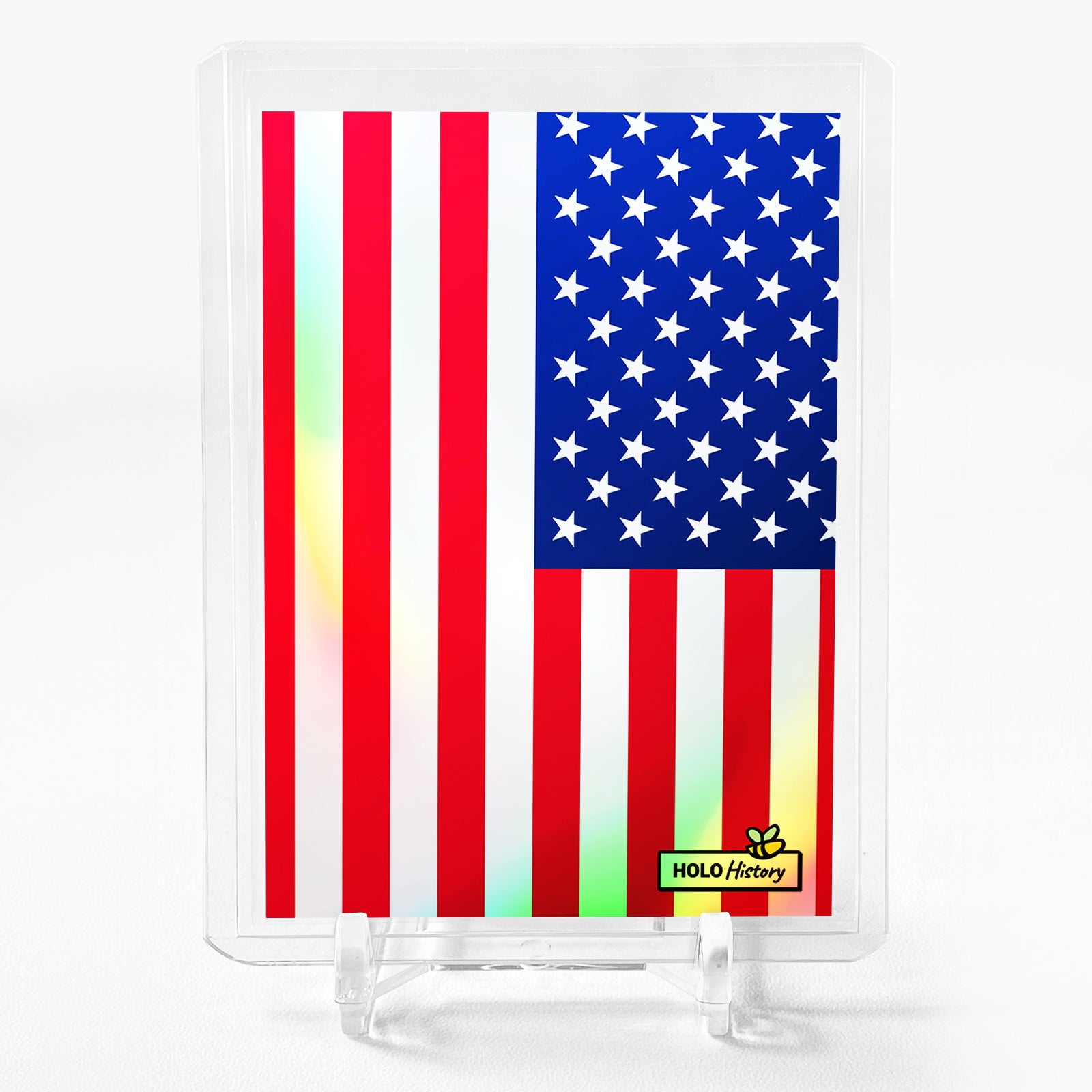 AMERICAN FLAG In God We Trust Land of the Free Card 2023 GBC #ARG8 - Phenomenal!
