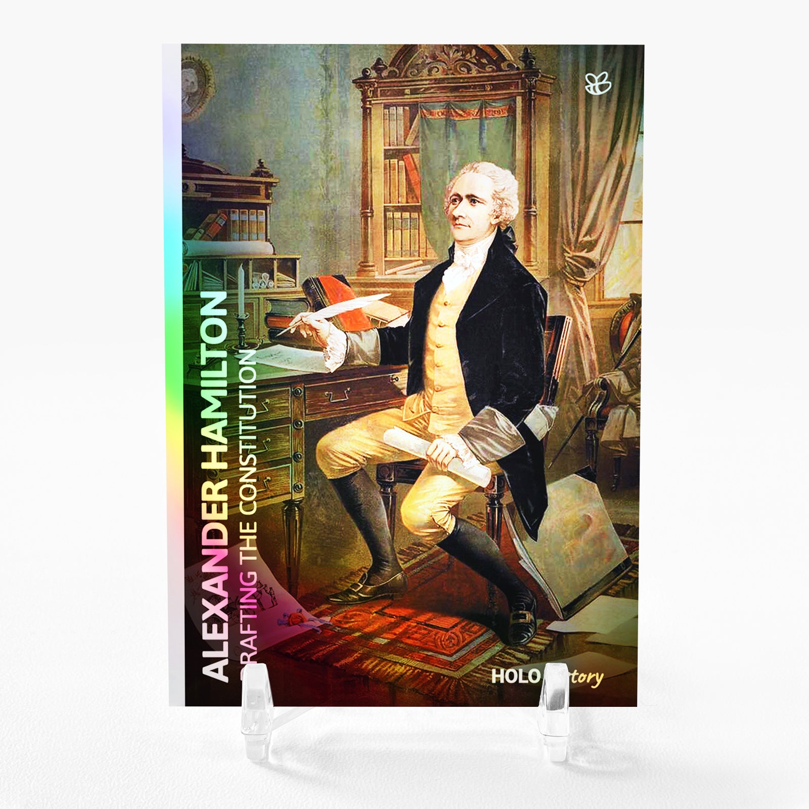 ALEXANDER HAMILTON Art Trading Card 2023 GleeBeeCo Holo History #AXDR