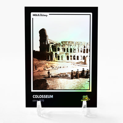 COLOSSEUM Holographic Photo Card Holo History 2023 GleeBeeCo circa 1870 #CLCR