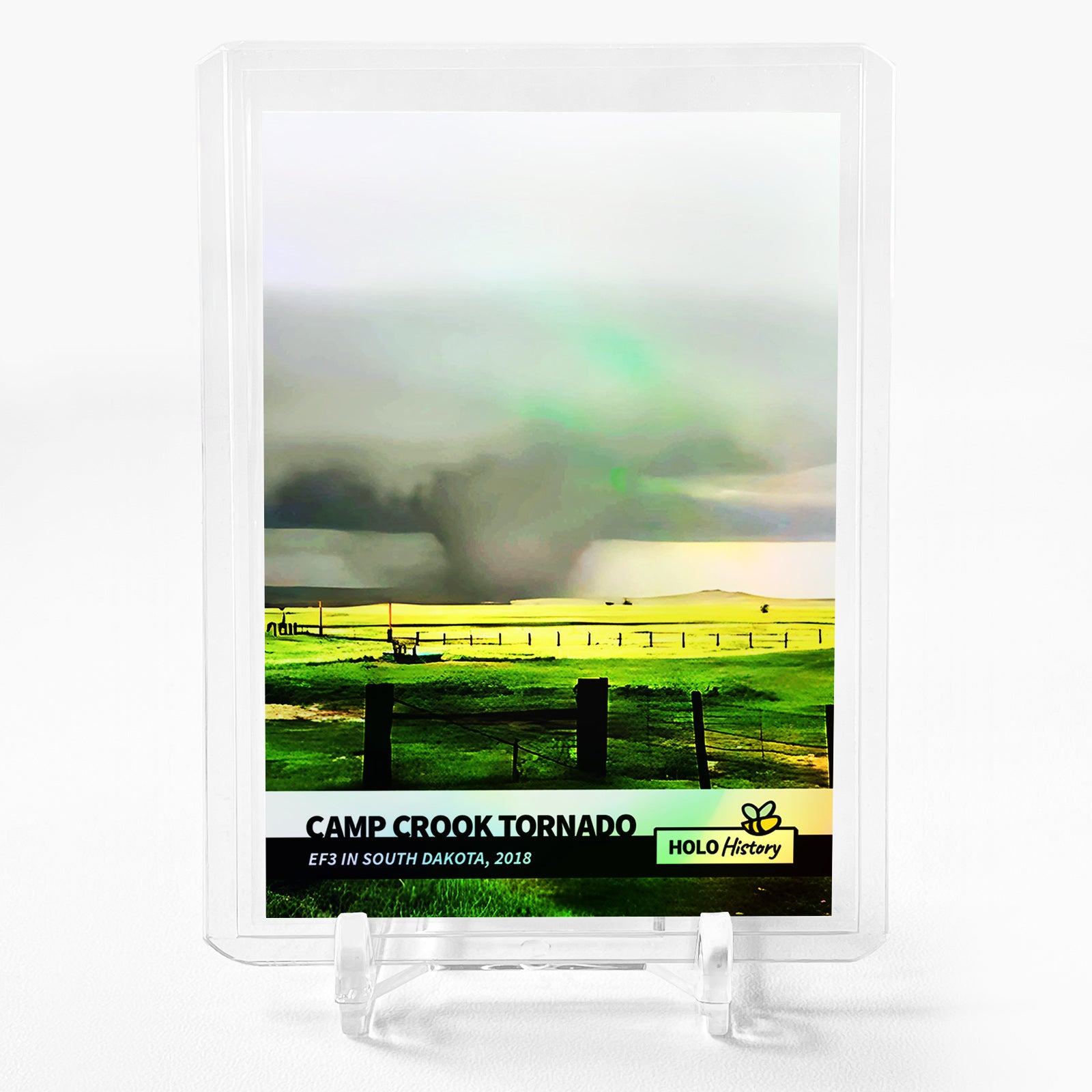 CAMP CROOK TORNADO Photo Card Holo History 2023 GleeBeeCo #CM3F