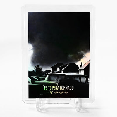 F5 TOPEKA TORNADO Card 2023 GleeBeeCo Holo History Kansas