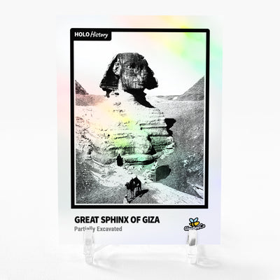 GREAT SPHINX OF GIZA Holographic Card 2023 GleeBeeCo Holo History #GRPR