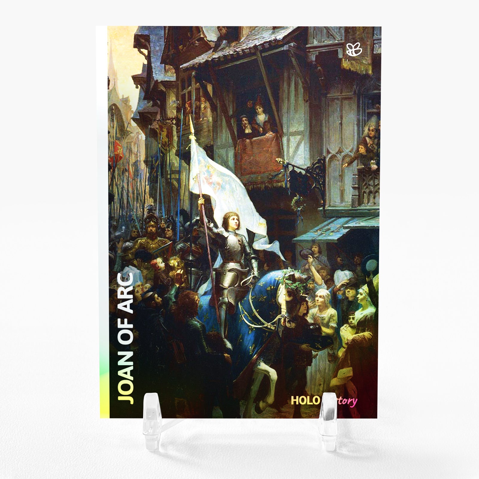 JOAN OF ARC Art Trading Card 2023 GleeBeeCo Holo History #JNRT - Wonderful!
