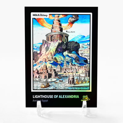 LIGHTHOUSE OF ALEXANDRIA Art Trading Card 2023 GleeBeeCo Holo History #LGPH