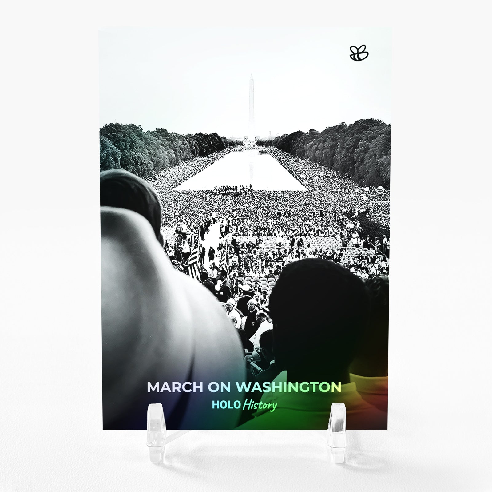 MARCH ON WASHINGTON 1963 Photo Card 2023 GleeBeeCo Holo History #M194