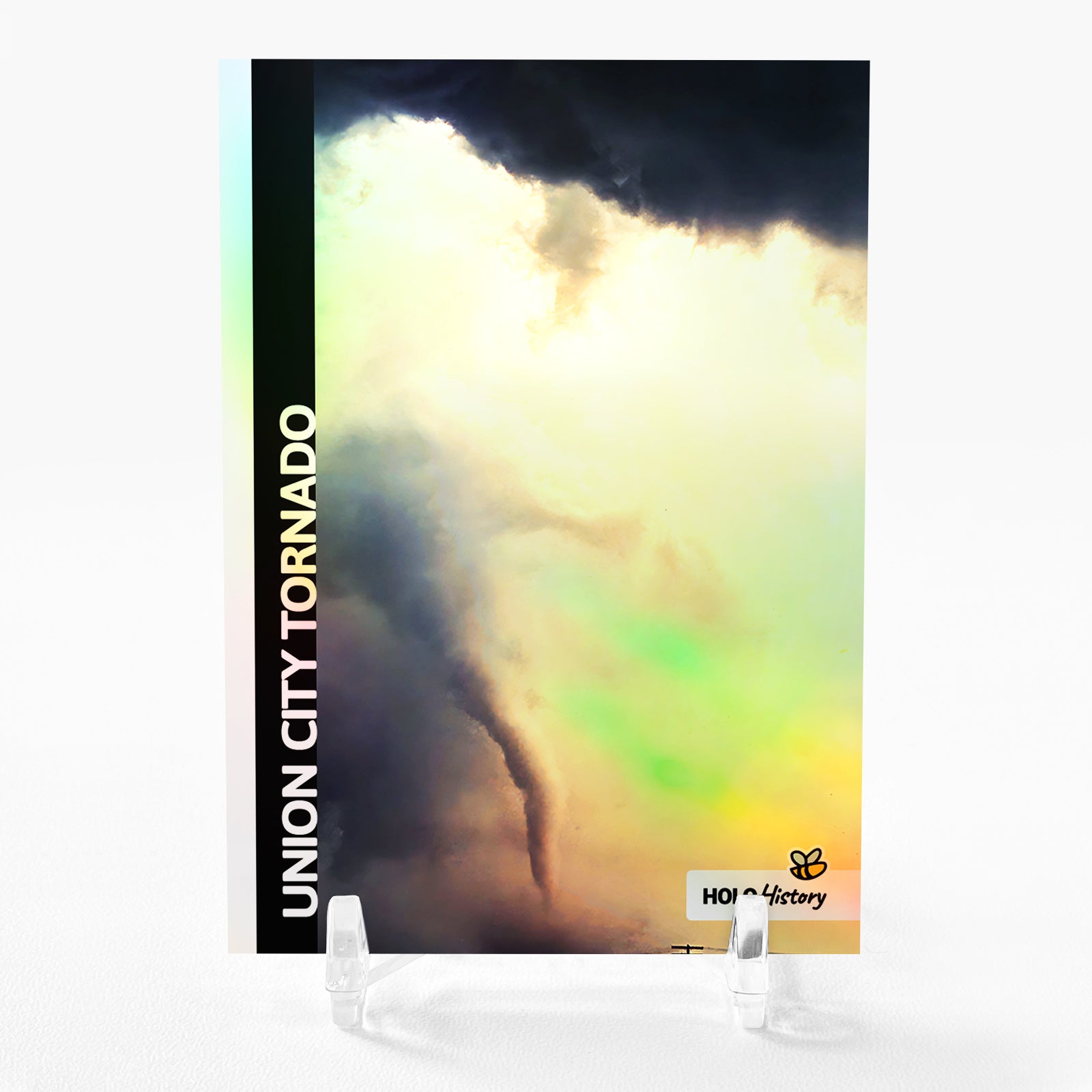 UNION CITY TORNADO OF 1973 NSSL Doppler Photo Card 2023 GleeBeeCo Holo #NNS3