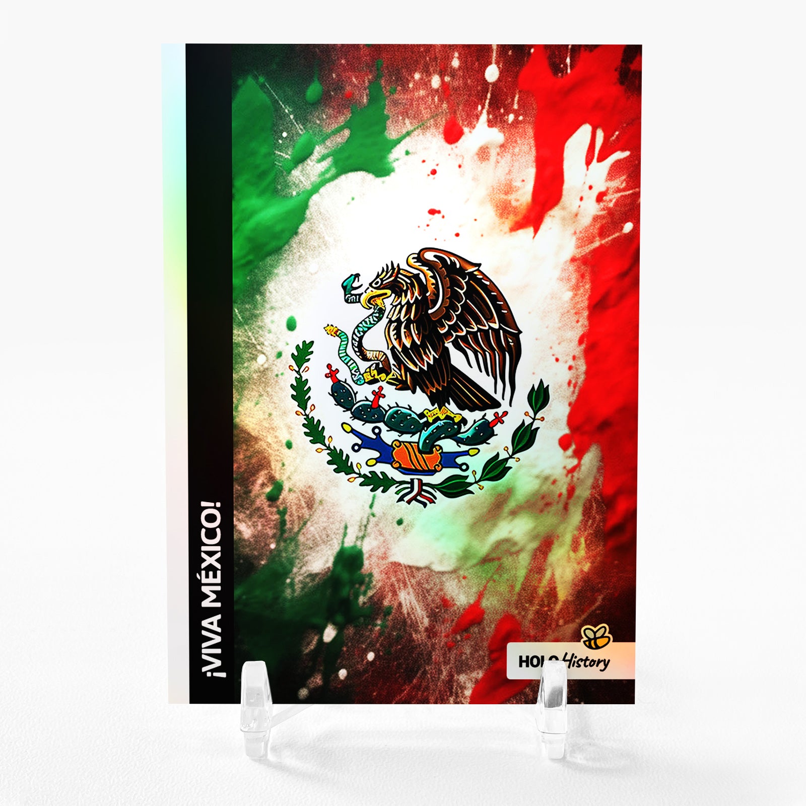 Â¡VIVA MÃXICO! World's Greatest Flag Card 2023 GleeBeeCo Holo History #VVWR
