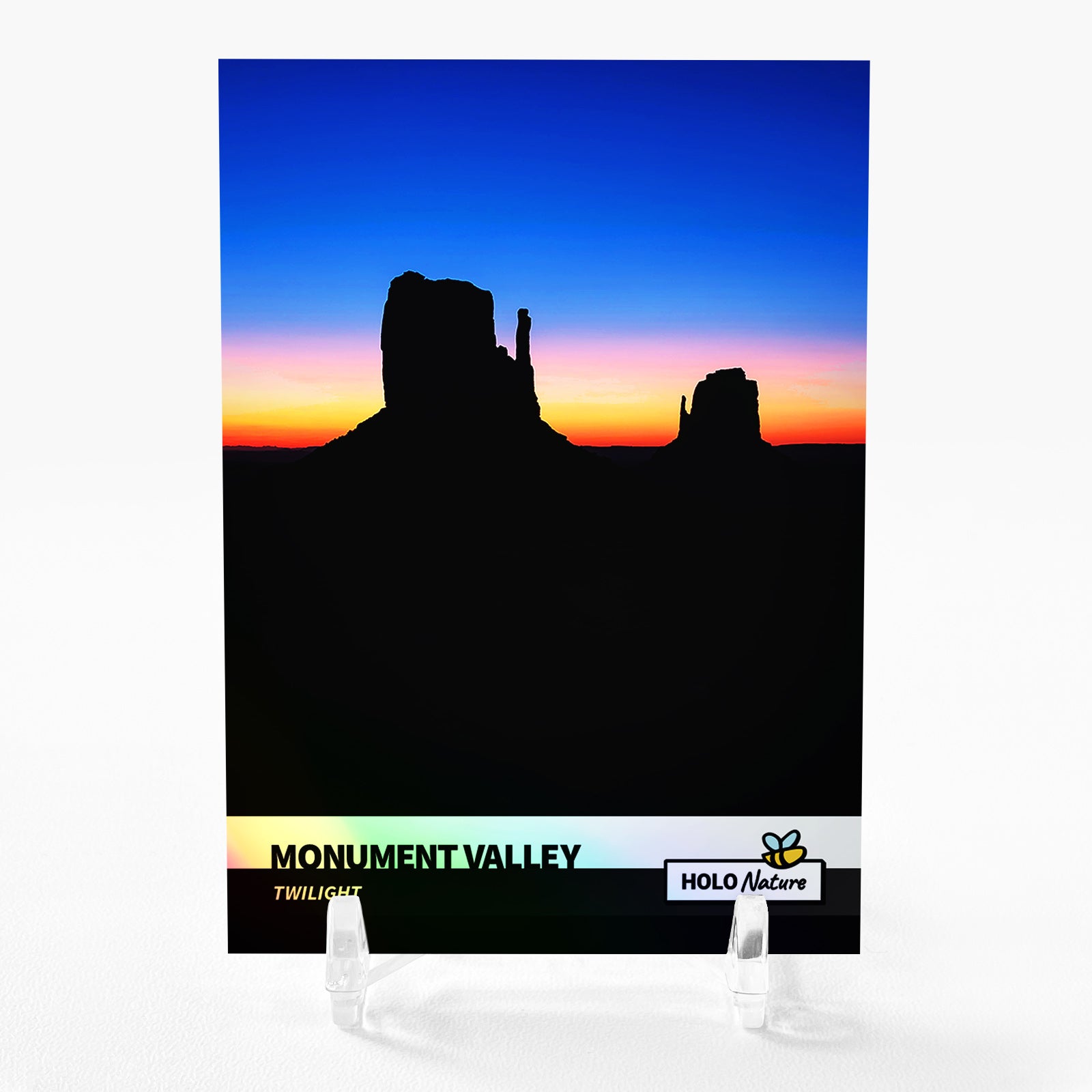 MONUMENT VALLEY Card 2023 GleeBeeCo Twilight Holographic #MNTW