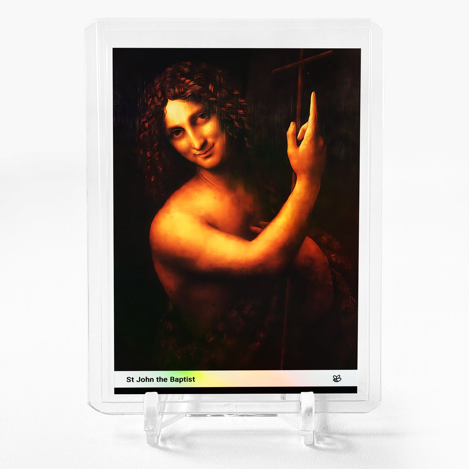 ST JOHN THE BAPTIST Card 2023 GleeBeeCo Leonardo da Vinci Holographic #STLN