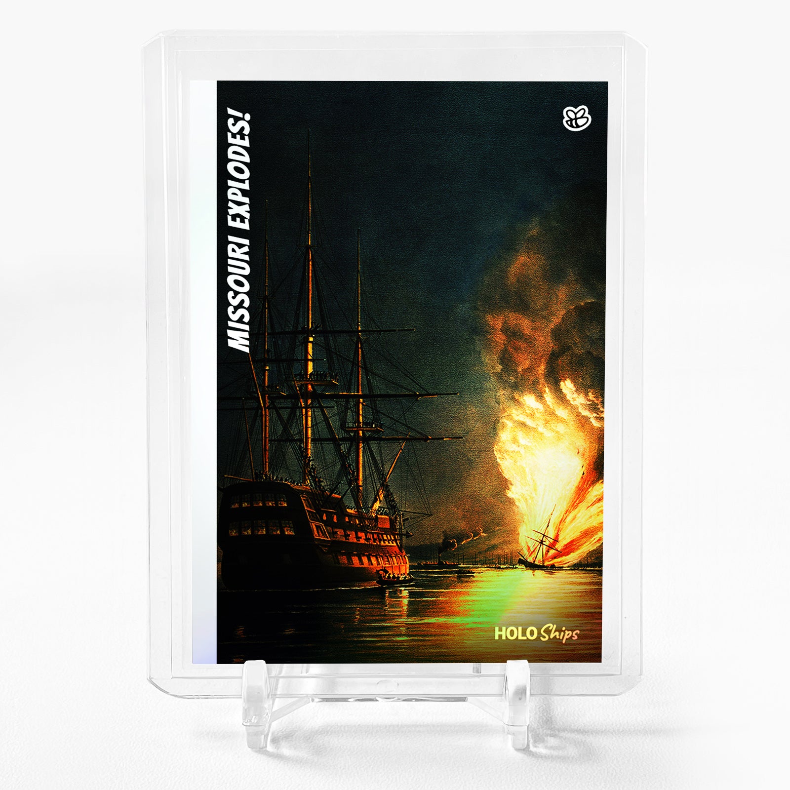 USS MISSOURI EXPLODES Steam Frigate