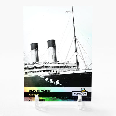 RMS OLYMPIC New York Card 2023 GleeBeeCo Holo Ships #RMNW [INCREDIBLE]