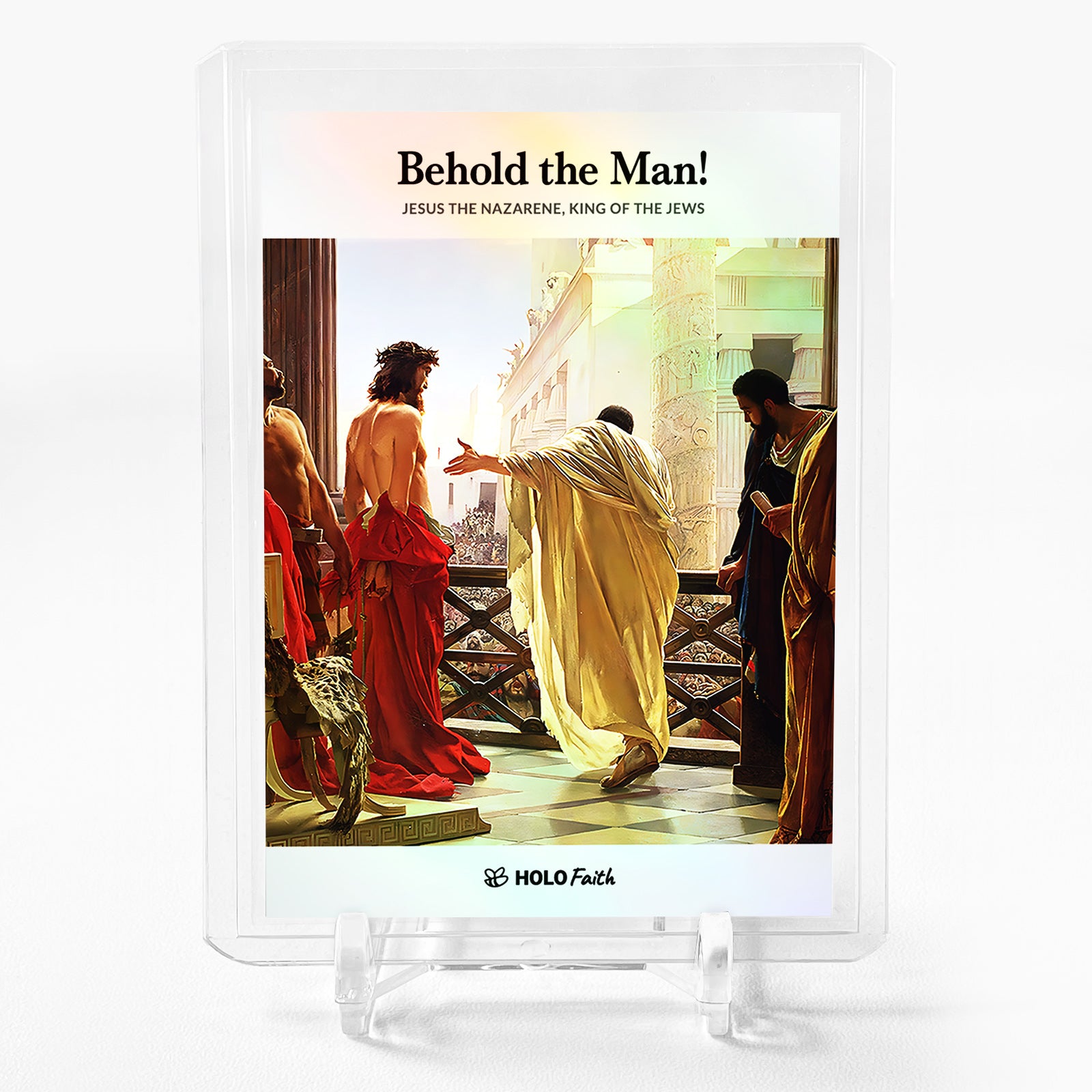 BEHOLD THE MAN! Painted by Antonio Ciseri Jesus Trading Card GleeBeeCo #BHPN