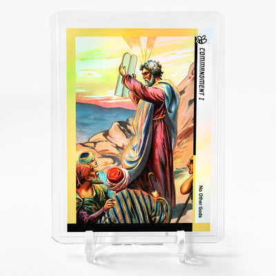 COMMANDMENT I Art Card Holo Faith (Moses) 2024 GleeBeeCo No Other Gods #CMNT