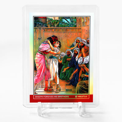 JOSEPH FORGIVES HIS BROTHERS Holographic Card 2024 GleeBeeCo Holo Faith #JS19