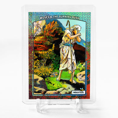 MOSES & THE BURNING BUSH Exodus 3:1-12 Moses Trading Card 2024 GleeBeeCo #MSDF