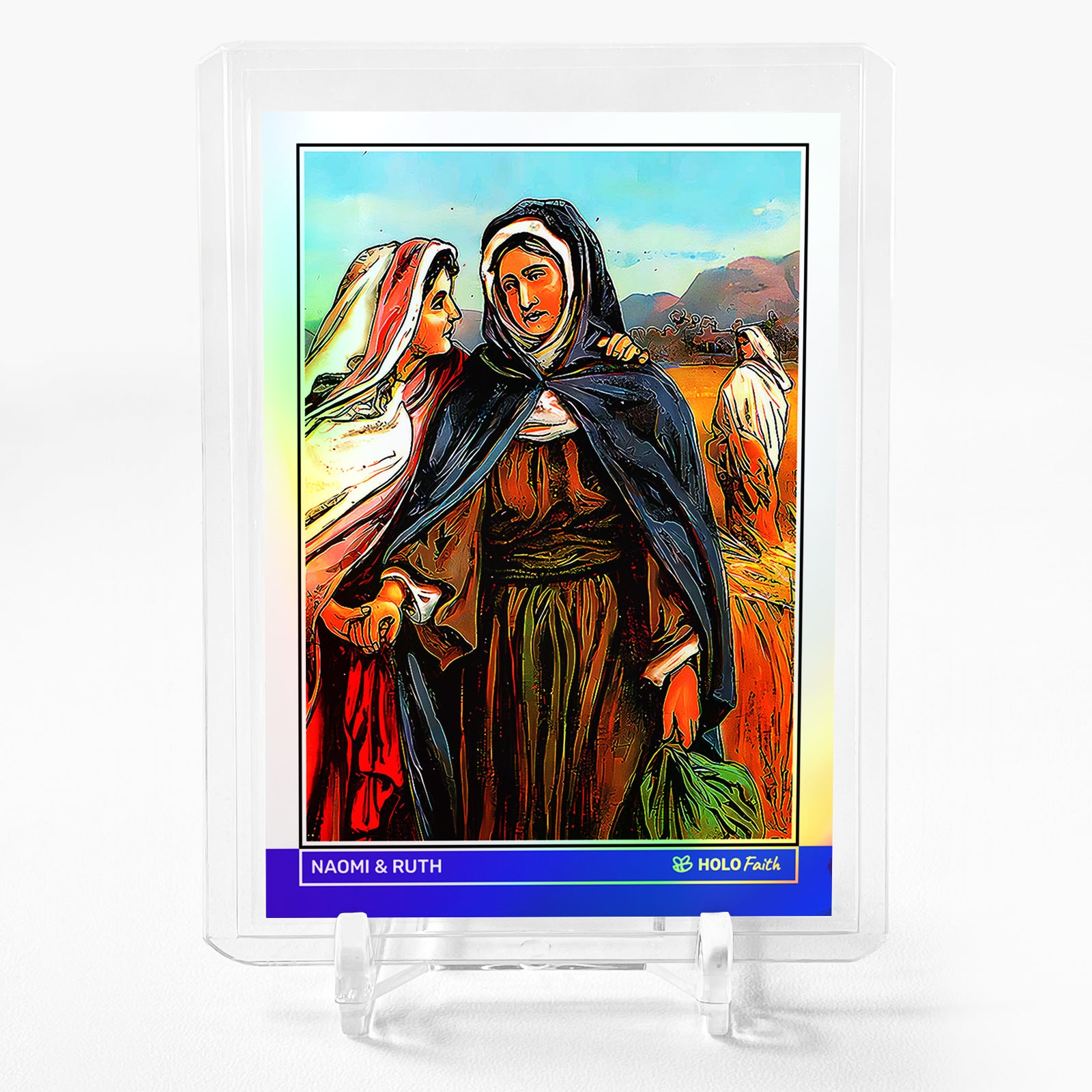 NAOMI & RUTH Ruth 1:14-22 Trading Card 2024 GleeBeeCo Holographic #NMRT