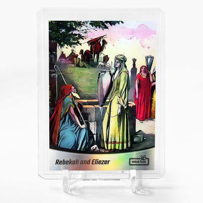 REBEKAH AND ELIEZER Holographic Card 2024 GleeBeeCo Holo Faith #RBVN