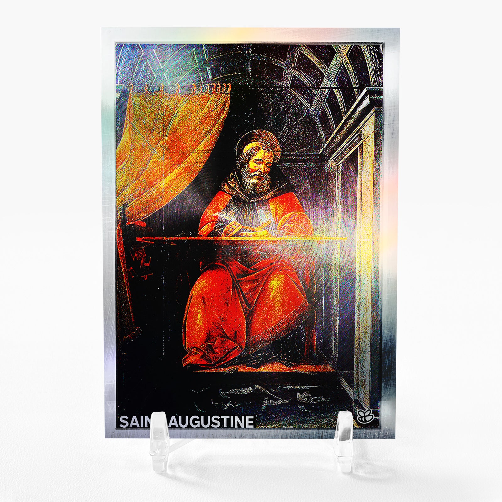 SAINT AUGUSTINE Sandro Botticelli Card 2024 GleeBeeCo Holo Faith #SNSN