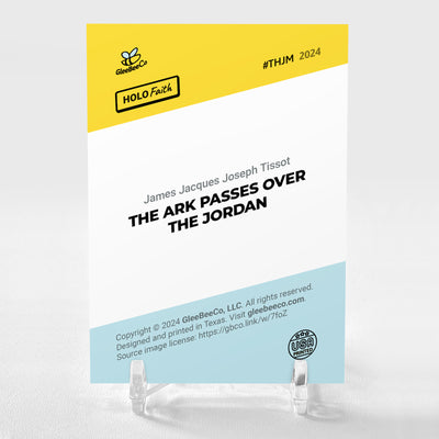 THE ARK PASSES OVER THE JORDAN Art Card Holo Faith 2024 GleeBeeCo #THJM