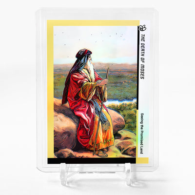 THE DEATH OF MOSES Holographic Card 2024 GleeBeeCo Holo Faith #THSN VERY SPECIAL