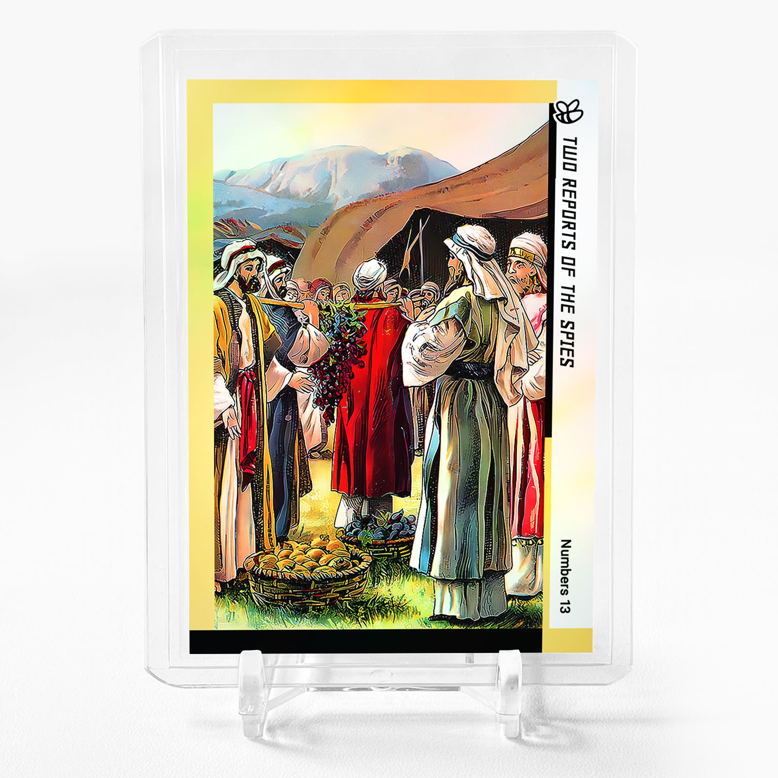 TWO REPORTS OF THE SPIES Holographic Card 2024 GleeBeeCo Holo Faith #TWNM - Wow!
