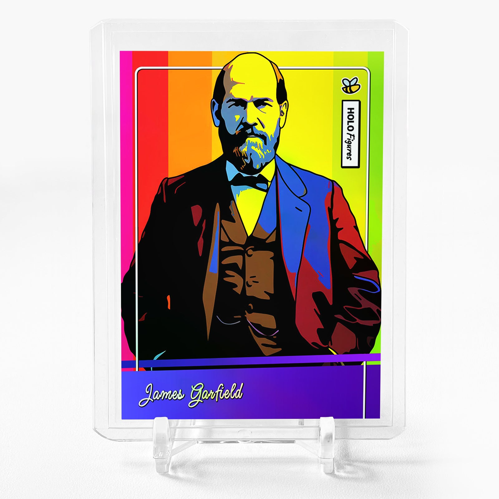 JAMES GARFIELD Art Trading Card 2024 GleeBeeCo Holo Figures #JMPP