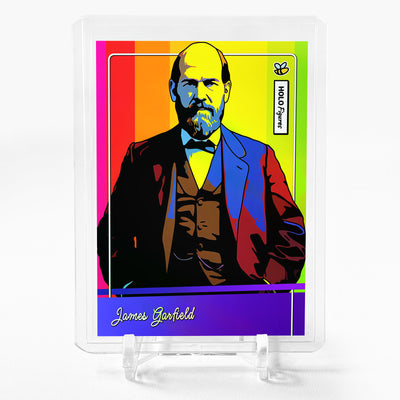 JAMES GARFIELD Art Trading Card 2024 GleeBeeCo Holo Figures #JMPP