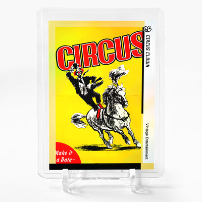 CIRCUS CLOWN Card 2024 GleeBeeCo Holo Fun Vintage Entertainment #CRVN