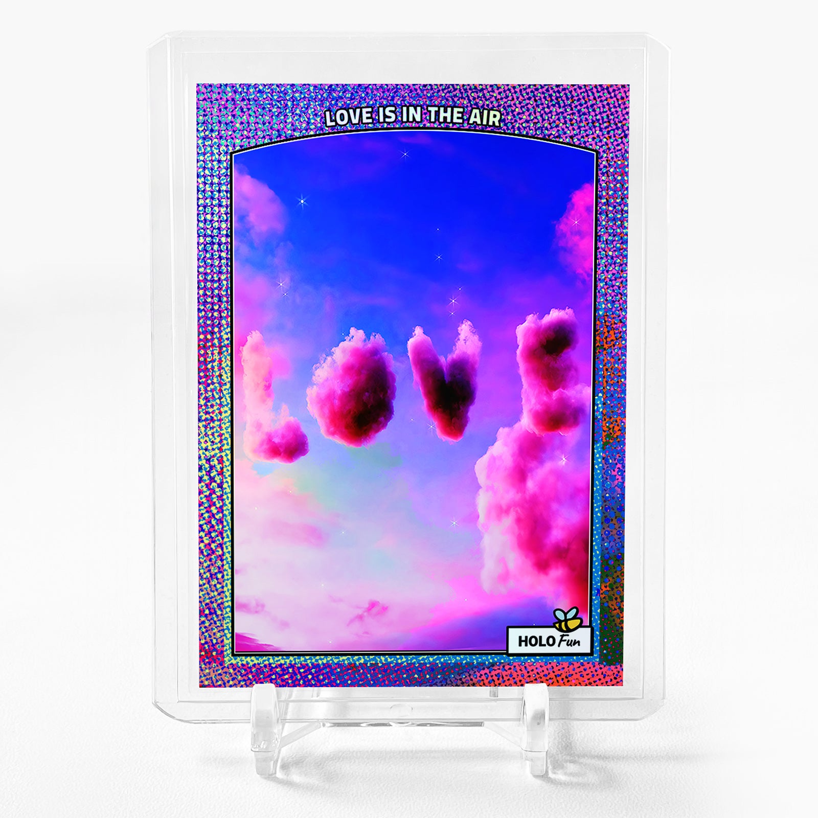 LOVE Holographic Art Card 2024 GleeBeeCo Holo Fun #LVNN - Amazing!
