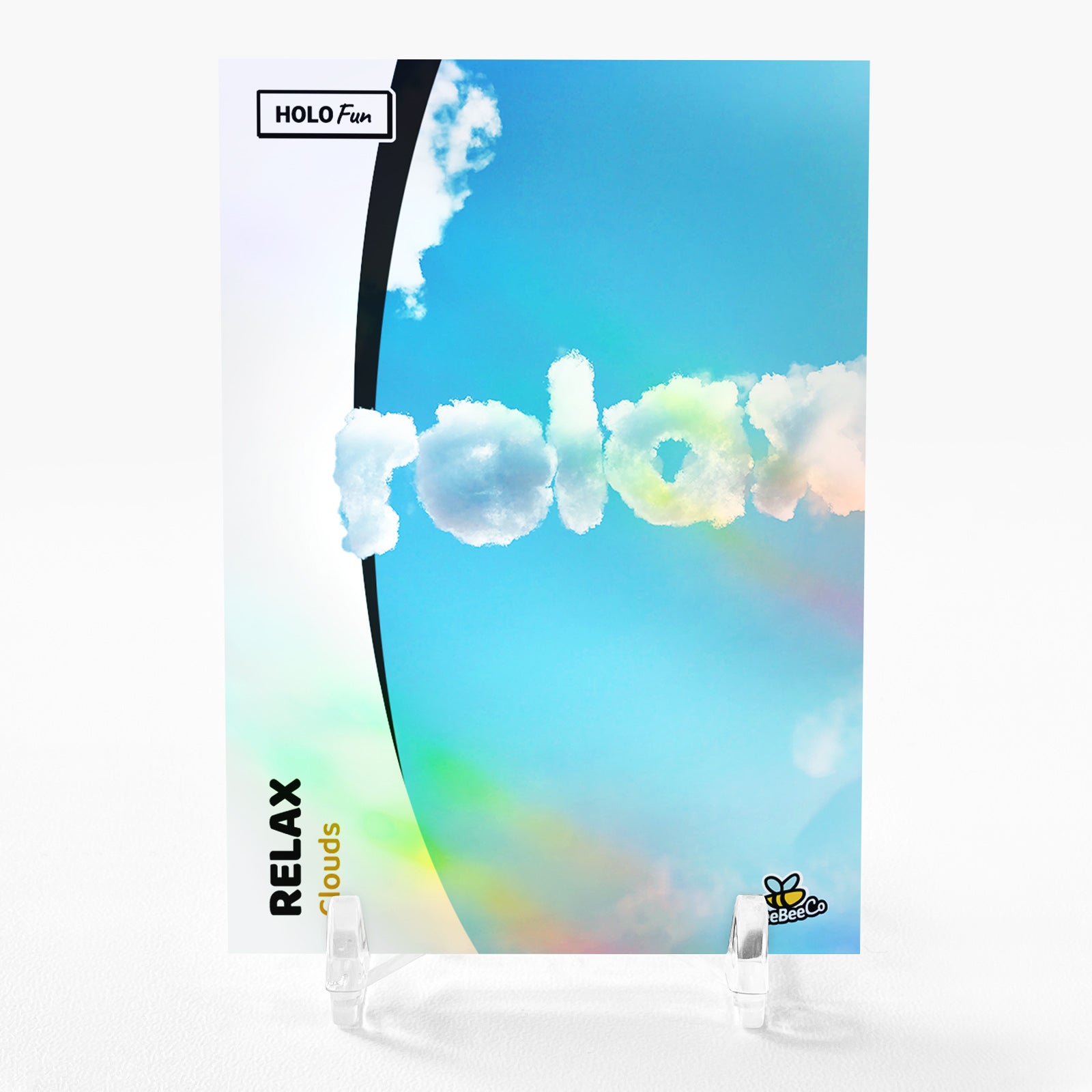 RELAX Card 2024 GleeBeeCo Clouds Holographic #RLCL