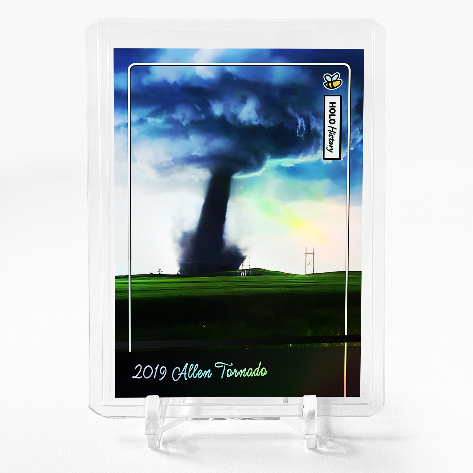 2019 ALLEN TORNADO Photo Card 2024 GleeBeeCo Holo History #2ST2