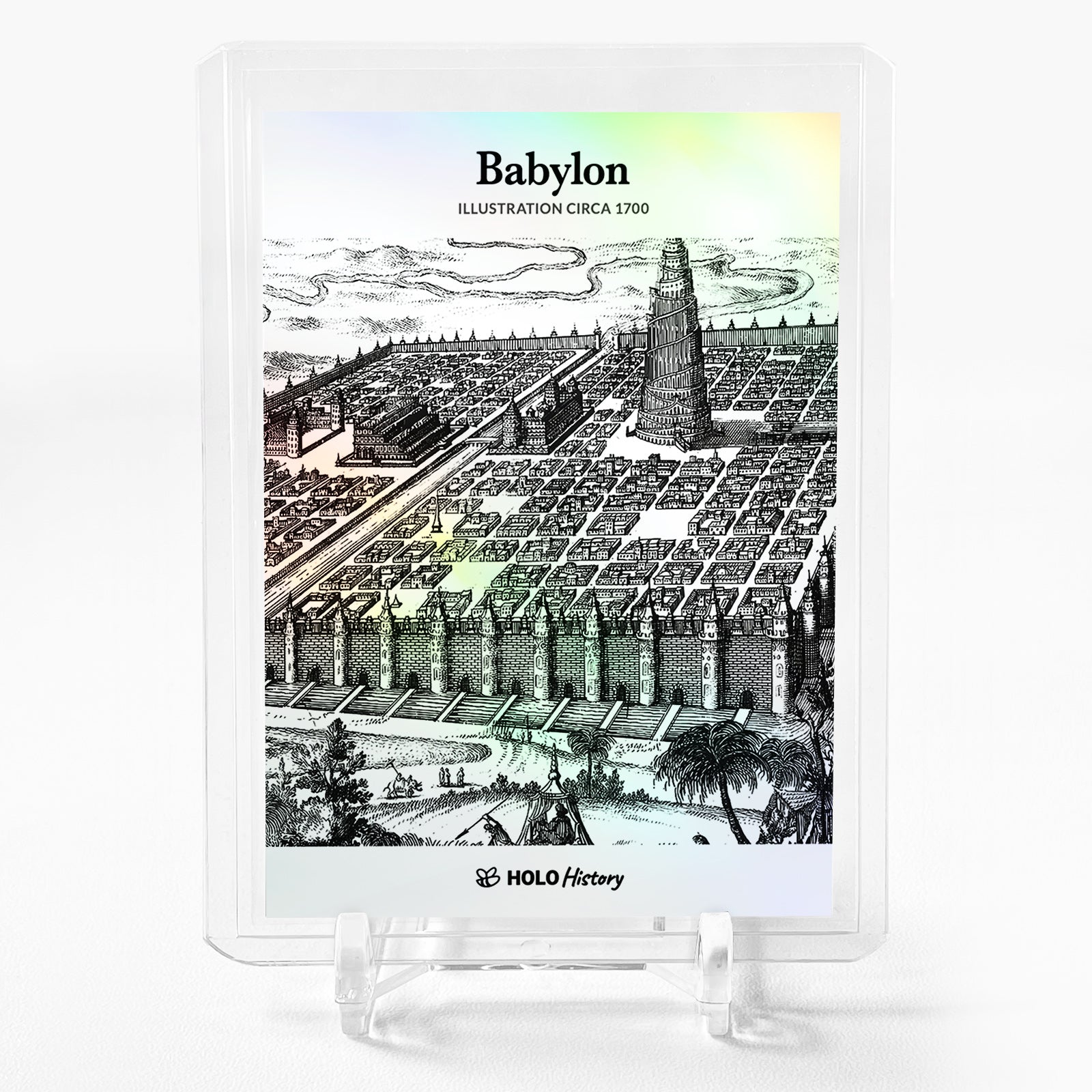 BABYLON Illustration circa 1700 Card Holo History 2024 GleeBeeCo #BBL8