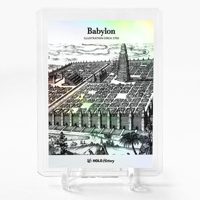 BABYLON Illustration circa 1700 Card Holo History 2024 GleeBeeCo #BBL8