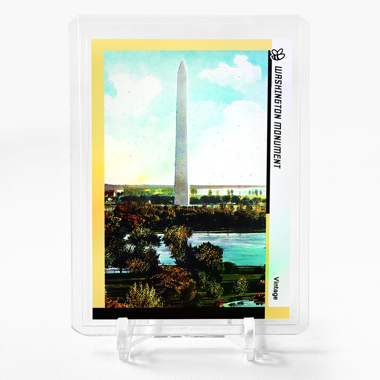 WASHINGTON MONUMENT Card 2024 GleeBeeCo Holo History Vintage #WSVN