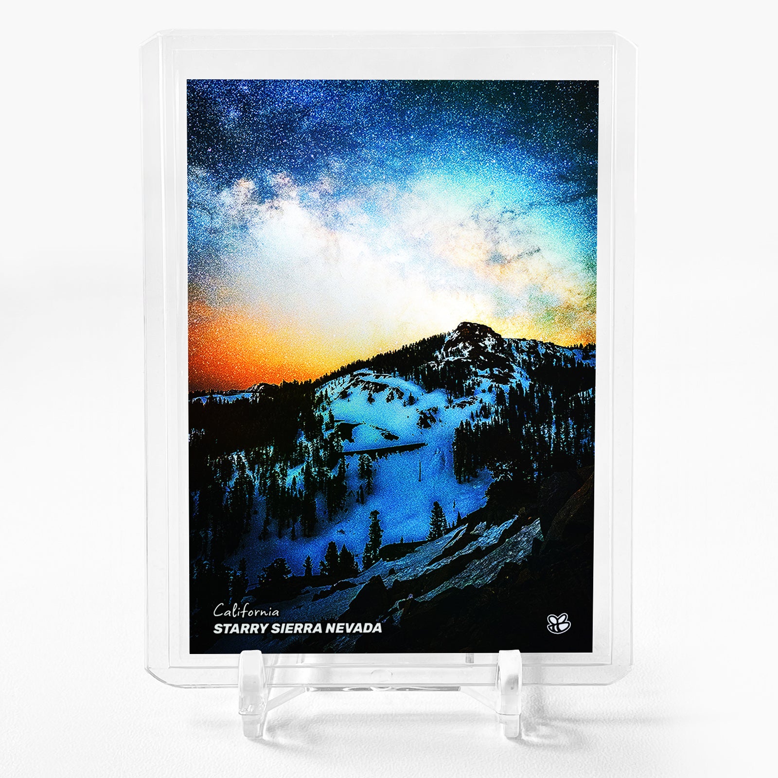 STARRY SIERRA NEVADA California Card 2024 GleeBeeCo Holographic #STCL