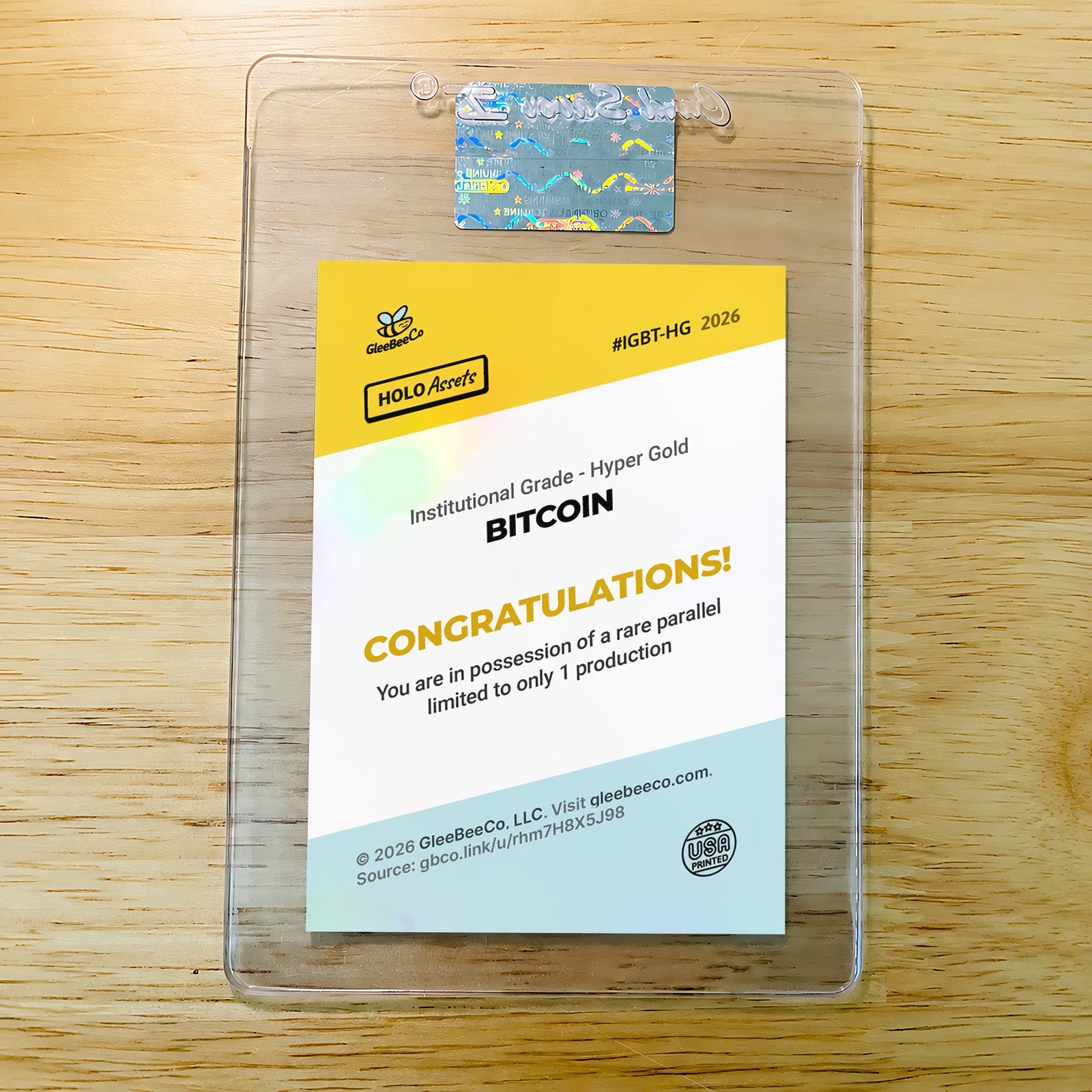 Institutional Grade Bitcoin