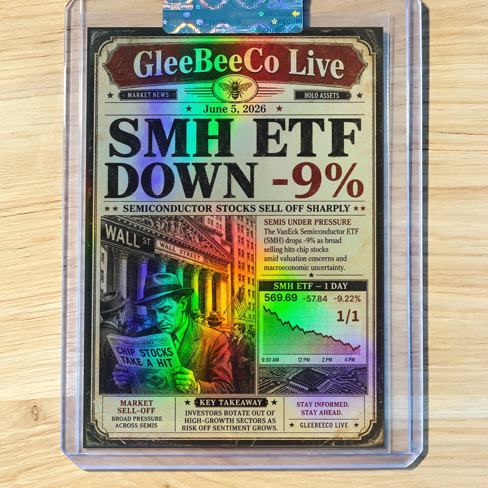 SMH ETF Card Semiconductor Stocks -9% Drop June 5