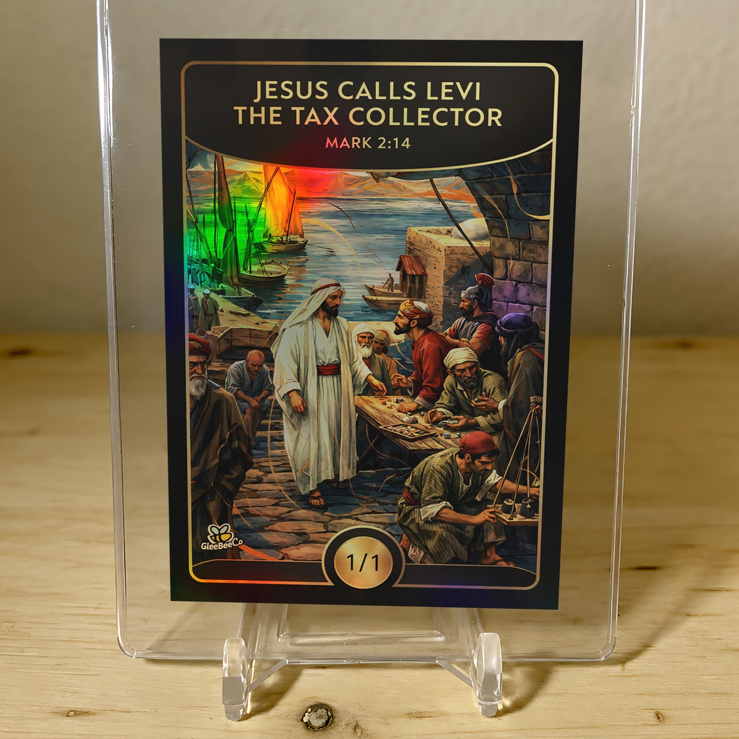 JESUS Card - Jesus Calls Levi (Matthew) 2026 GleeBeeCo Holo Faith 1/1