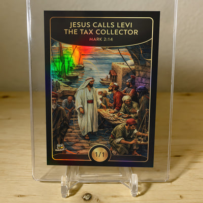 JESUS Card - Jesus Calls Levi (Matthew) 2026 GleeBeeCo Holo Faith 1/1