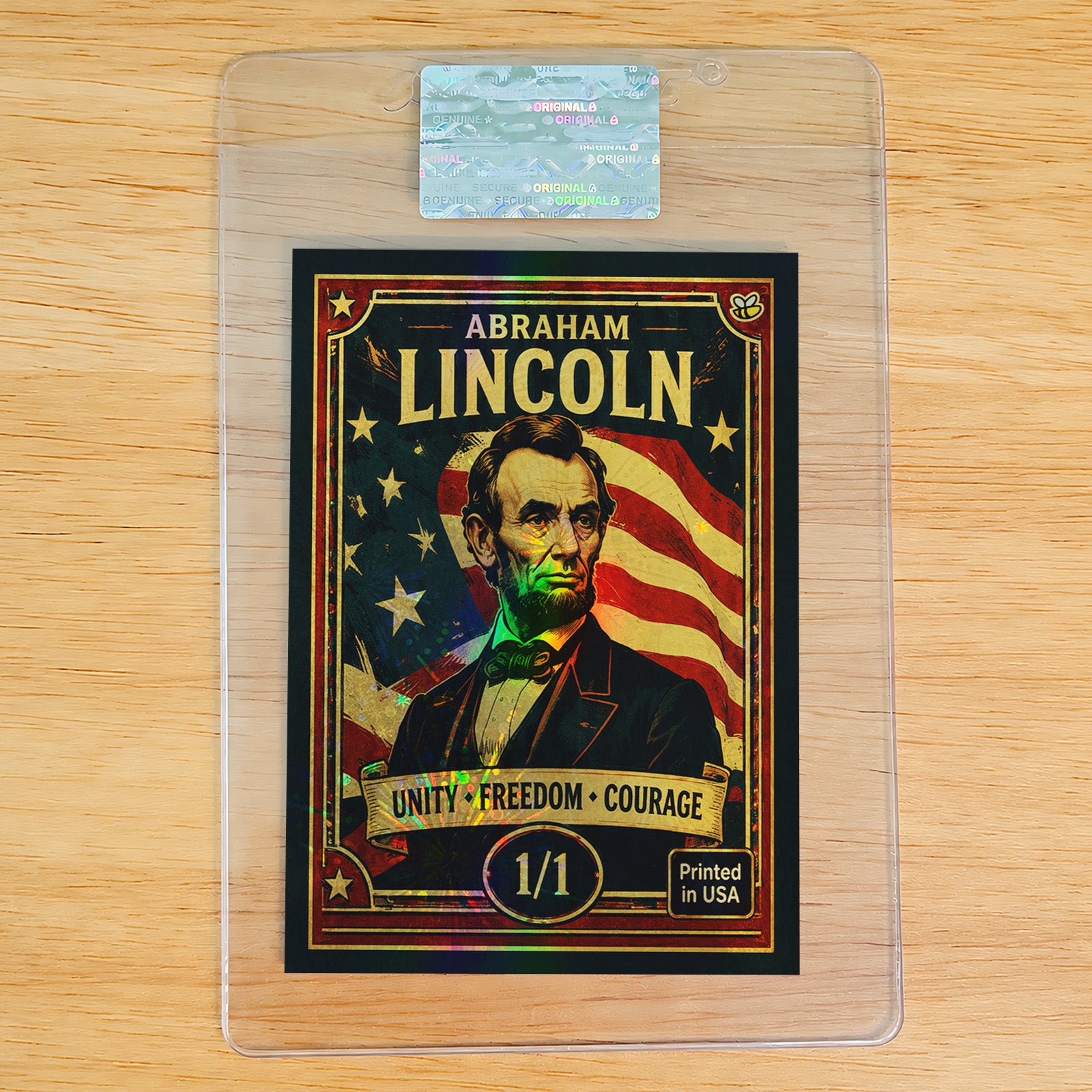 Abraham Lincoln Card Unity