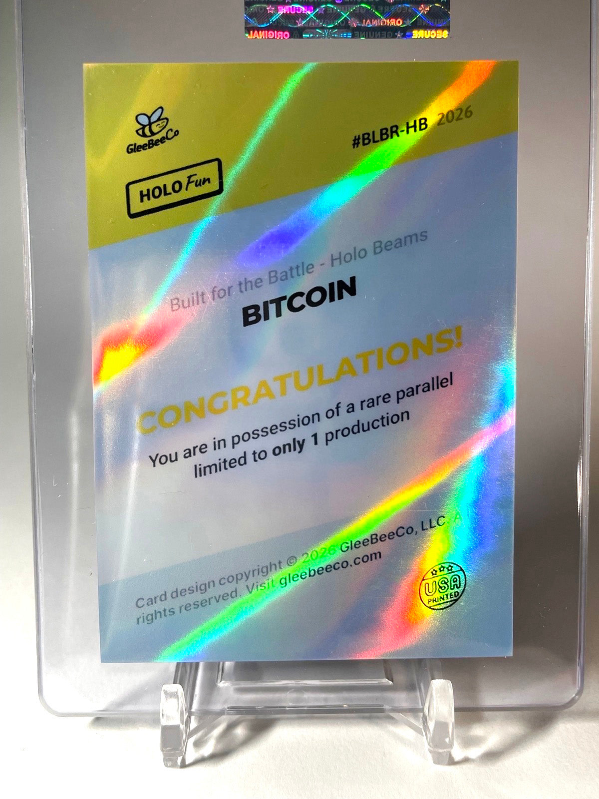Built for the Battle Bitcoin