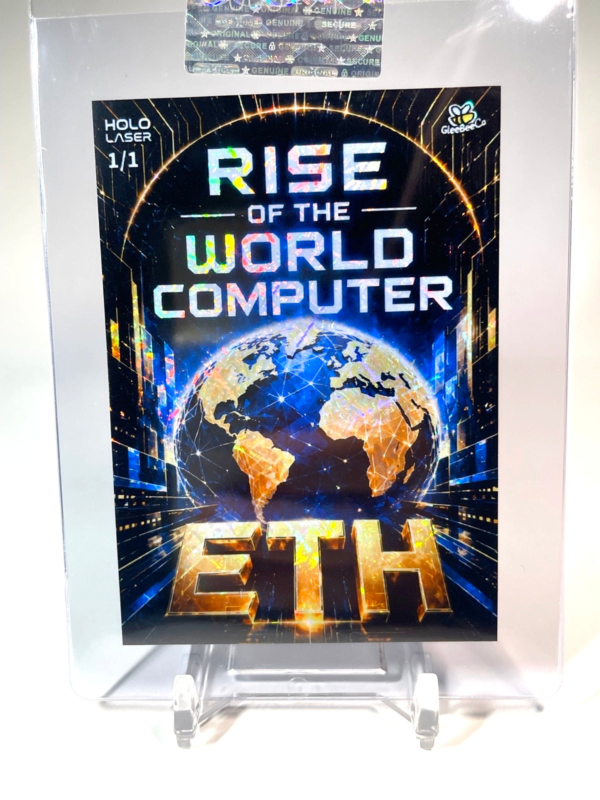 ETH Card Rise of the World Computer 2026 GleeBeeCo HOLO LASER 1/1